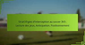 Stratégies d’interception au soccer 3V3 : Lecture des jeux, Anticipation, Positionnement
